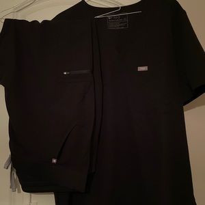 Black Womens Figs Scrubs